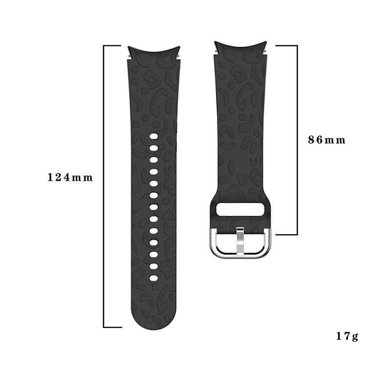 Bloemen Gegraveerde Armband Voor Samsung Galaxy Horloge 6 47Mm 43Mm/Galaxy Watch 6 44Mm 40Mm Geen Gaten Gegraveerd Armband Correa Horloge 5