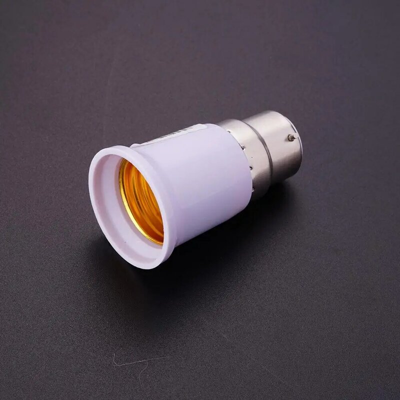 LED halogênio anti-queima B22 para E27 titular da lâmpada, lâmpadas, adaptador anti-envelhecimento, CFL lâmpada, J9S5, 1Pc