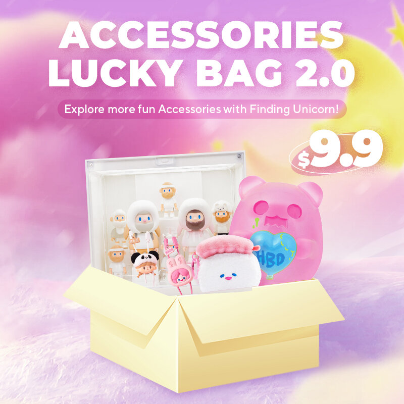 Trovare unicorno $9.9 accessori borsa fortunata 2.0 accessori Action Figures da collezione borsa fortunata giocattoli misteriosi