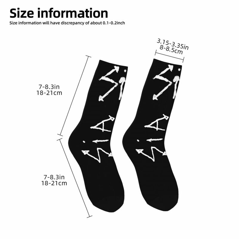Non di marca, calzini Unisex SIA modello ciclismo stampa 3D Happy Socks Street Style Crazy Sock