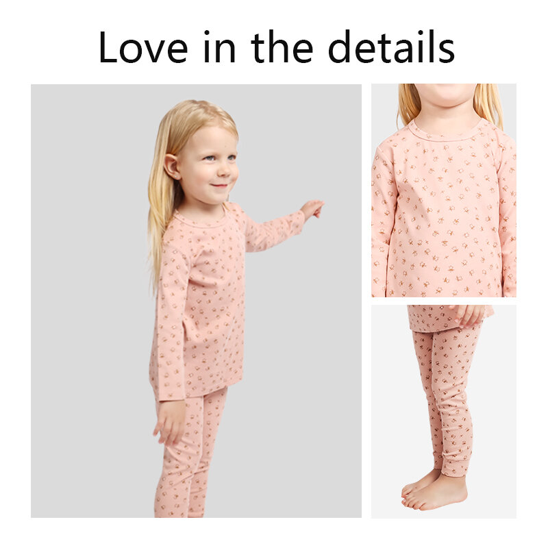 2pcs bebê macacão de algodão macio manga longa pijamas do bebê para recém-nascido modamama roupas de bebê impressão floral