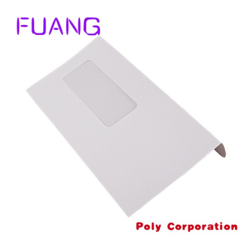 Custom  High Quality Customize Made Paper Business Envelope With PVC Window