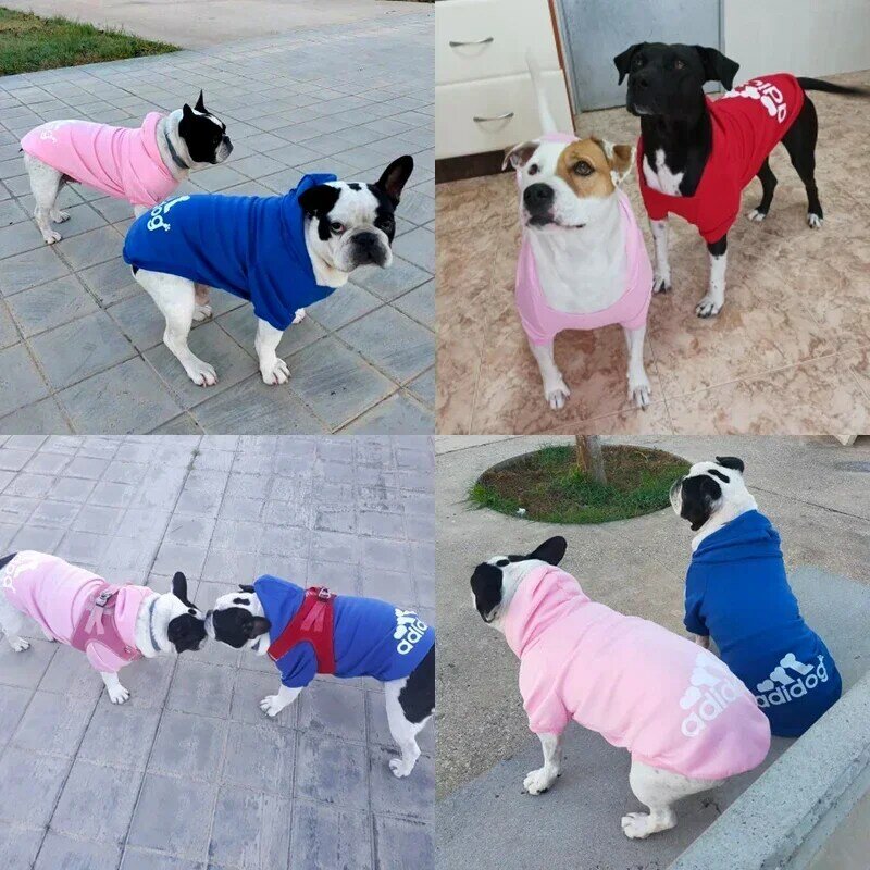 Zachte Fleece Hond Kleding Honden Hoodies Warme Sweatshirt Huisdier Kostuum Jas Voor Chihuahua Franse Bulldog Labrador Honden Kleding