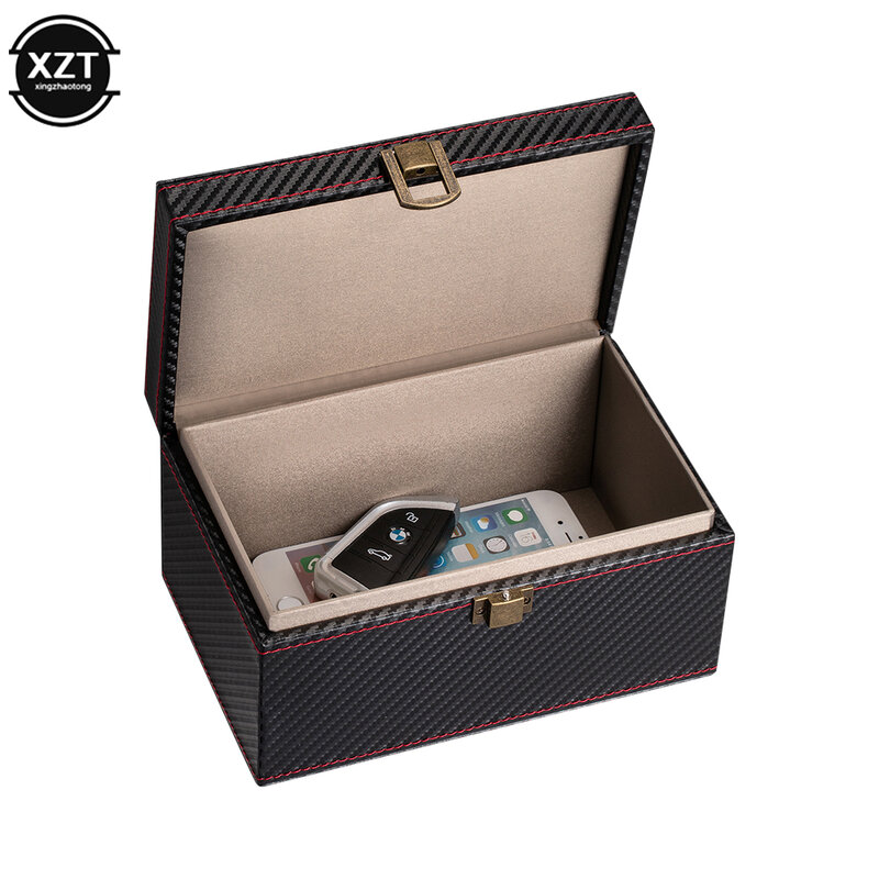 กล่องนิรภัยป้องกันขโมย, กล่องสัญญาณ RFID Faraday ความจุขนาดใหญ่ป้องกันการโจรกรรมกล่องโทรศัพท์มือถือป้องกันรังสีไร้กุญแจรถยนต์