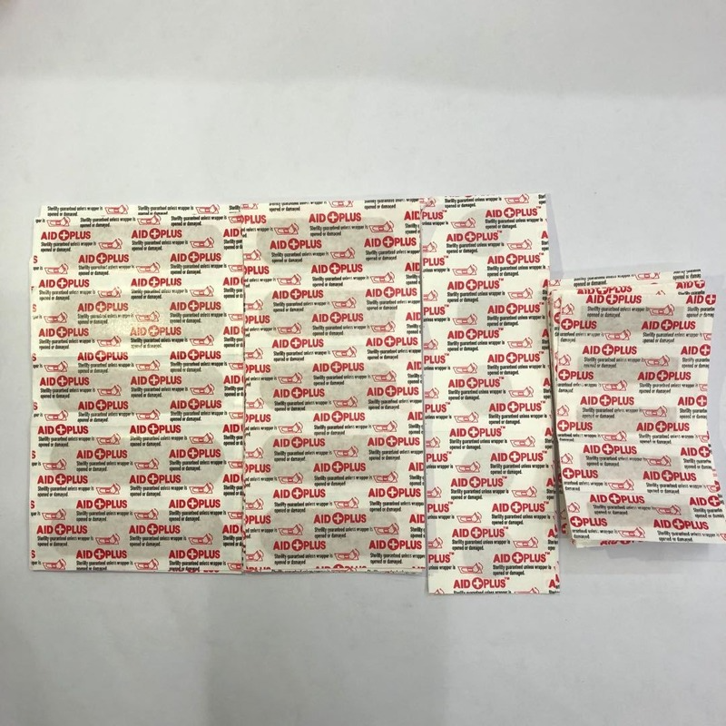100 sztuk bandaż Aids wodoodporna oddychająca Plaster rany hemostaza naklejki zespół bandaż pierwszej pomocy