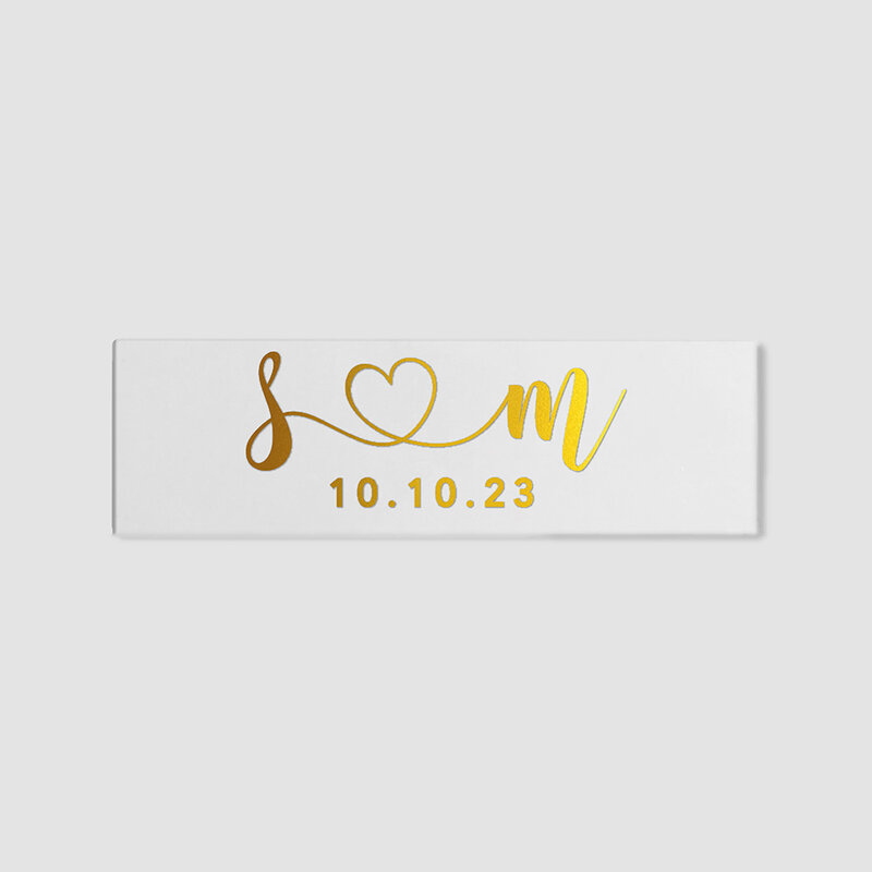 100pcs Personalized Transparent Stickers Wedding Favor Labels Custom Bridal Shower Gift Clear Wrapping Labels Gold Foil