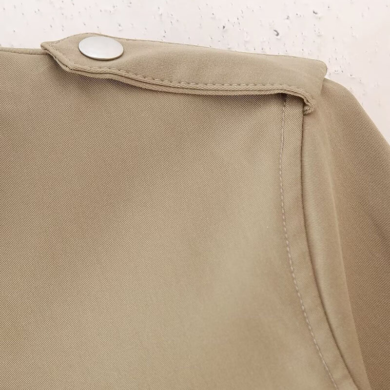 Jaqueta simples de colarinho com zíper, casaco curto, mini calça plissada, saia e cintura curta, cor sólida, novo, primavera, 2022