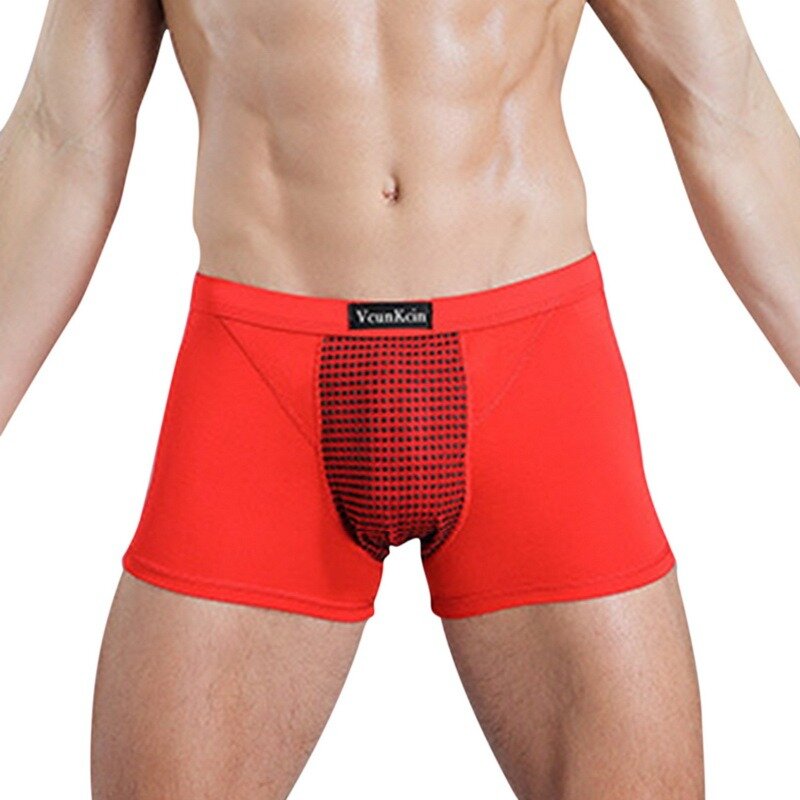 5th England Male Magnetic Therapy Boxer Penis Massage Sex Ability Improve Lingerie Sexy Underwear Health Care Breathable Briefs
