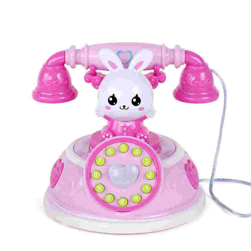 Simulated Telephone Home Appliance Toy Girls Toys Intelligence Children Plaything Educational Shape Story Machine Fake Small