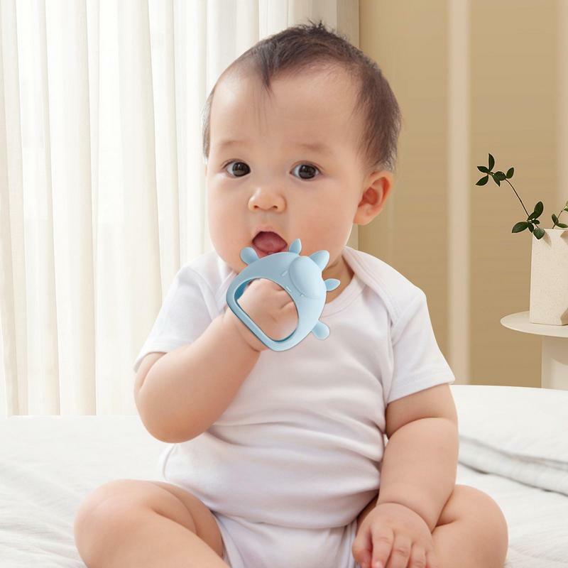 Teething Mittens Soothing Teether Mitten Self Soothing Teething Discomfort Relief No BPA Teething Toys For Babies Over 3 Months