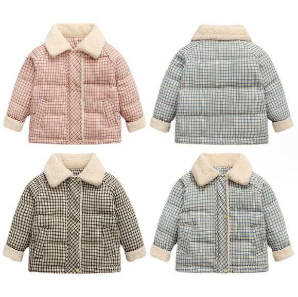Jaqueta de algodão de manga comprida, roupas para bebê menino e menina, A 22
