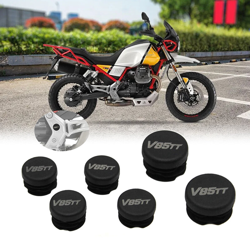 Motorcycle Accessories Frame Hole Cover Caps Plug Decorative Frame Cap Set fits For MOTO GUZZI V85TT V85tt 2019-2022 2020 2021