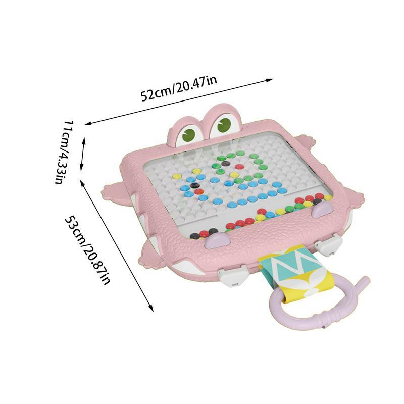 Магнитная доска для письма Детский рисунок крокодил доска-ручка обучение монтессори игрушка для дома школы путешествия и