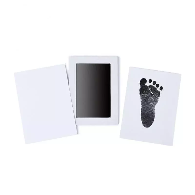 Almofada de impressão não tóxica para Pet Dog Footprint, Safe Handprint Pad, Baby Paw Print, sem tinta