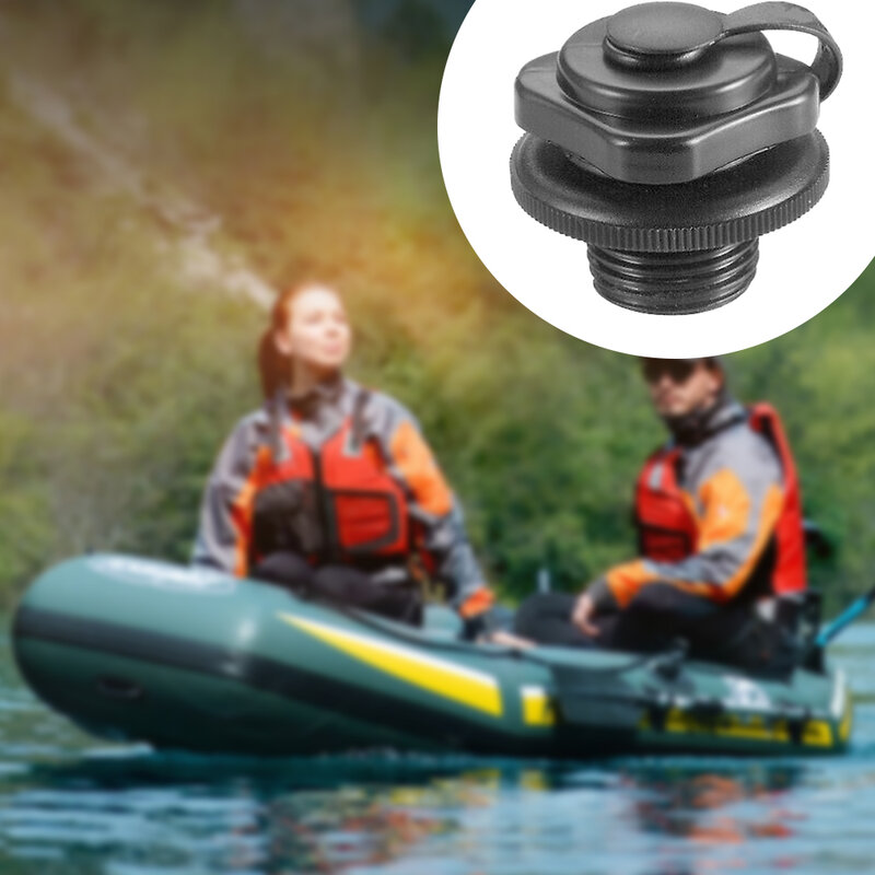 Bocchino per valvola dell'aria di sicurezza in plastica durevole Inflatio unidirezionale per gommone Kayak in gomma Tender Raft materasso materasso ad aria