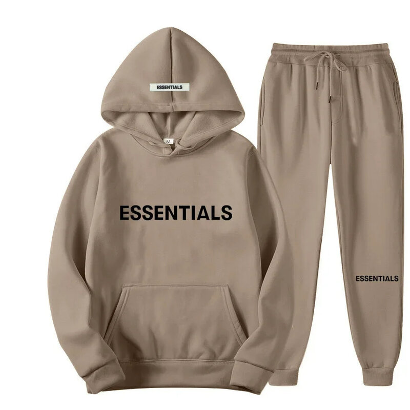 Essentials Hoodie Set Heren En Dames Sweatshirt Brief Print Geborsteld Super Dalian Hoodie Mode Hiphop Street