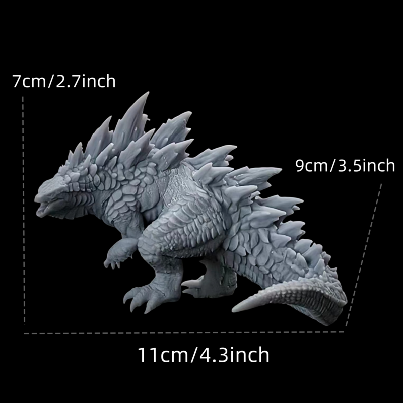 3D Printed Godzilla Toy Action Figure Tabletop Miniatures For DND RPG Board Games Playing Statue Figure Decoration