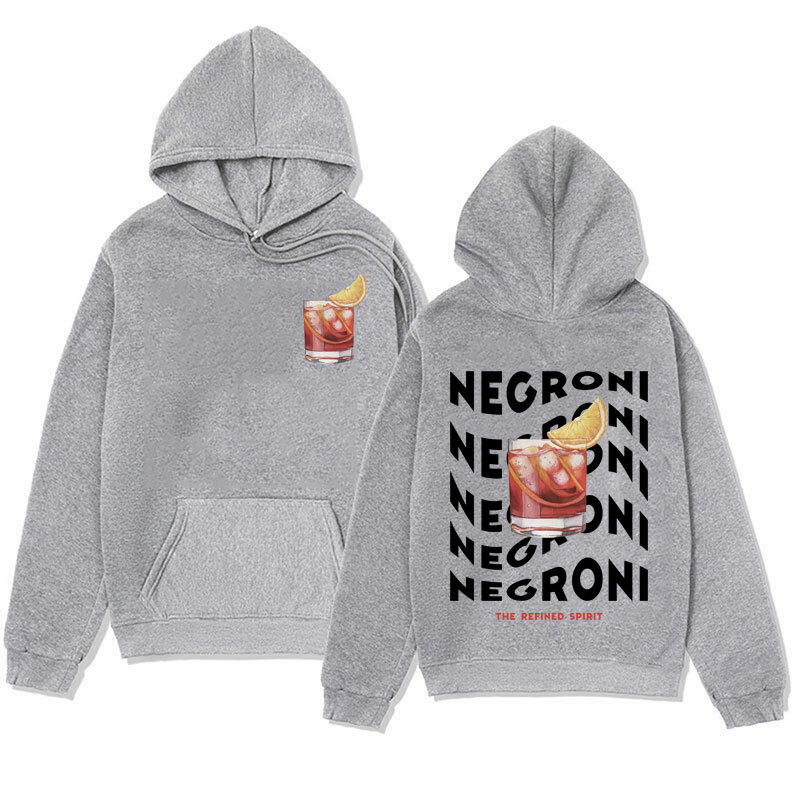 Waving Negroni Funny Meme Hoodies Men Women's Clothing Fashion Aesthetic Sweatshirt Y2k Retro Casual Pullovers Hoodie Streetwear