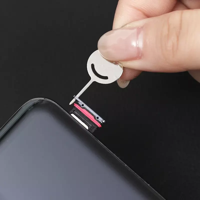 20Pcs robusti perni di espulsione in metallo rimozione della scheda SIM vassoio degli attrezzi di apertura perni di espulsione apri dell'ago per smartphone IPhone 15 Samsung