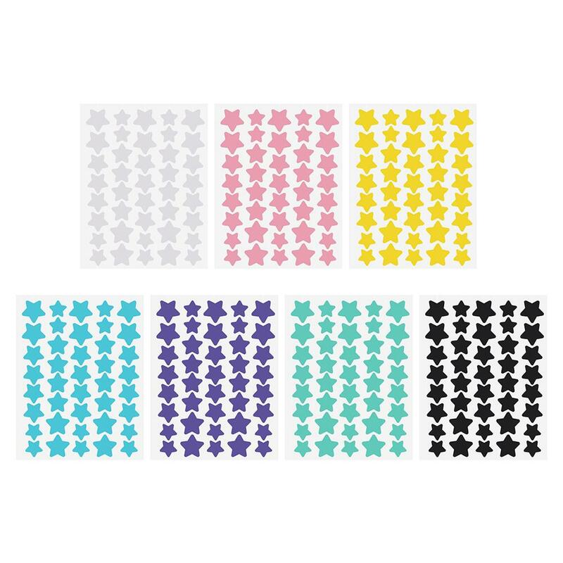 40Pcs Colorful PE Material Cute Star Heart Shaped Acne Sticker Invisible Acne Cover Removal Pimple Patch Skin Care