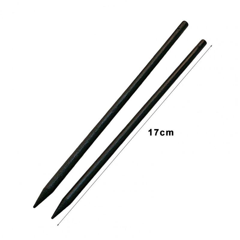 2 pezzi forcina in stile cinese bacchette in legno nero Hair Stick Hairpin Women Long Hair Pin decorazione accessori per capelli di moda