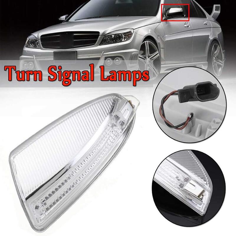 Side Door LED Light Lâmpadas para Mercedes-Benz, porta ala espelho Turn Signal Light, W204, W164, classe ML, ML300-Esquerda
