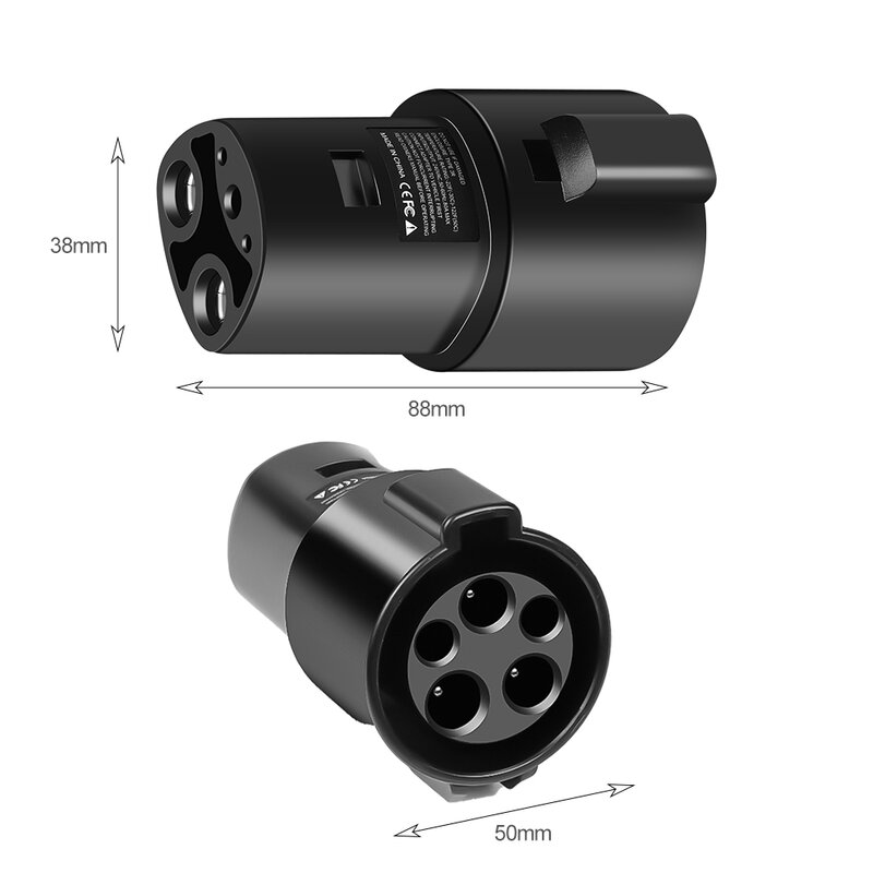 Electric Vehicle Charging Adapter for Type1 J1772 to Teslas Model X Y 3 S for EV Charger Connector EVSE Conversion Gun Socket