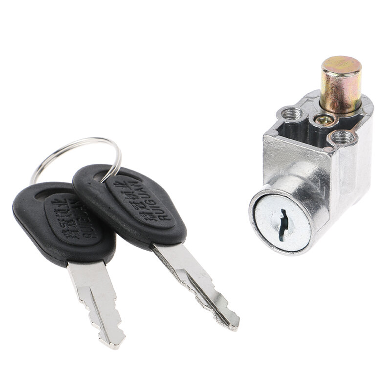 Kunci kontak baterai kunci kotak pengaman + 2 kunci untuk motor sepeda listrik skuter e-bike 1 buah