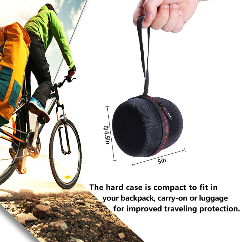 LTGEM EVA casing keras untuk Ultimate Ears WONDERBOOM Speaker Bluetooth portabel tahan air, (hanya casing)