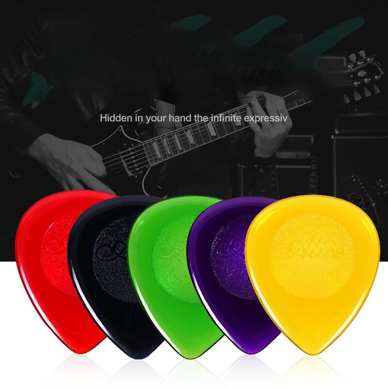 6pcs Guitar Picks Electric Bass Alice Stubby Guitar Picks Plectrums Large Stubbies Big 1-3mm Guitar Accessories
