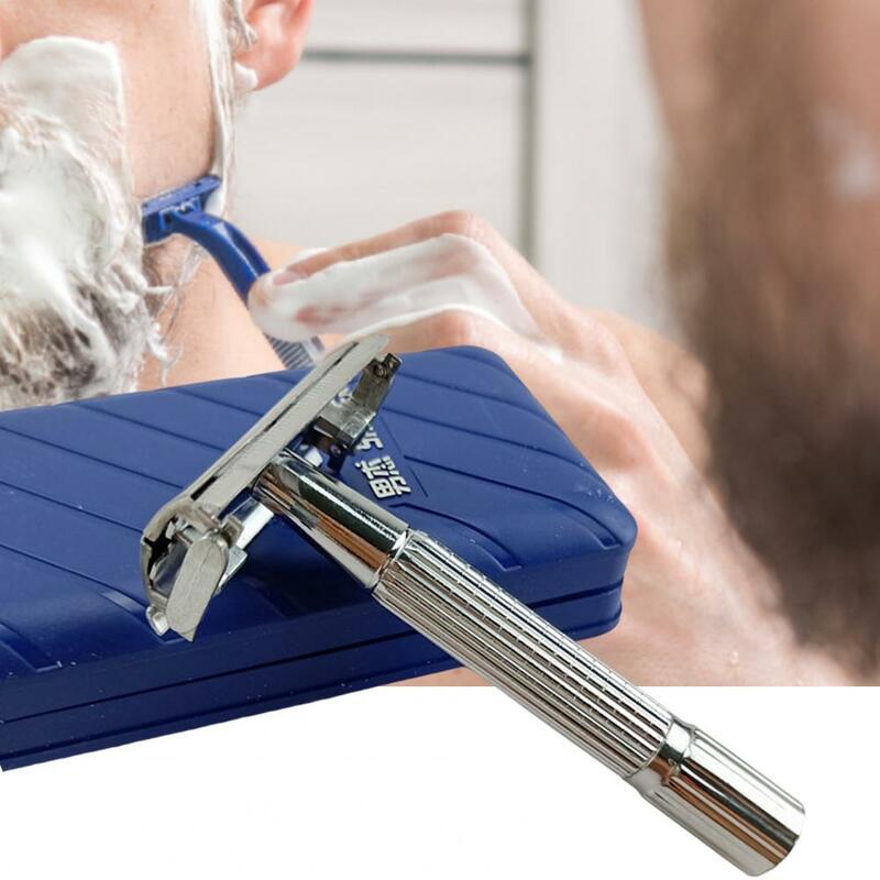 1 Set utile rasoio lama lavabile rasoio affilato strumento di bellezza uomini barba rasoio Kit