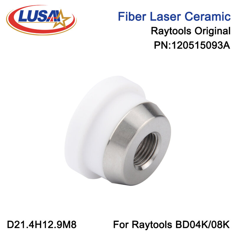LUSAI Raytools Original Laser Ceramic 120515093A Dia.21.4mm M8 Nozzle Holder For Raytools 3D Fiber Laser Cutting Head BD04K