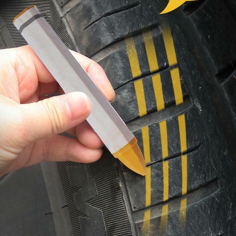 Canetas de pneu impermeável Crayon de metal Marcador de tinta sólida para carro Desenho de pneu Marcadores de pintura de veículos impermeáveis