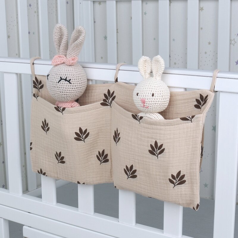 New Portable Baby Crib Storage Bag Multifuncional Newborn Bed Headboard Organizer For Kids Baby Bedding Fralda Bag