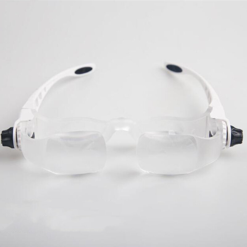 نظارات Agnicy 2X-4X4mm عدسة مكبرة مشاهدة التلفزيون القراءة السبورة الهاتف المحمول الفيديو مكبرة الإيدز
