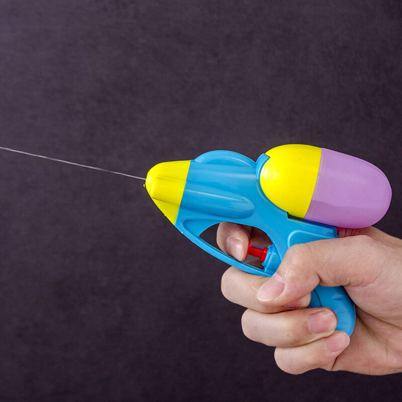 Pistola ad acqua portatile in plastica trasparente per bambini pistola per giocattoli all'aperto pistola per bambini vacanze estive giocattoli da spiaggia pistola ad acqua