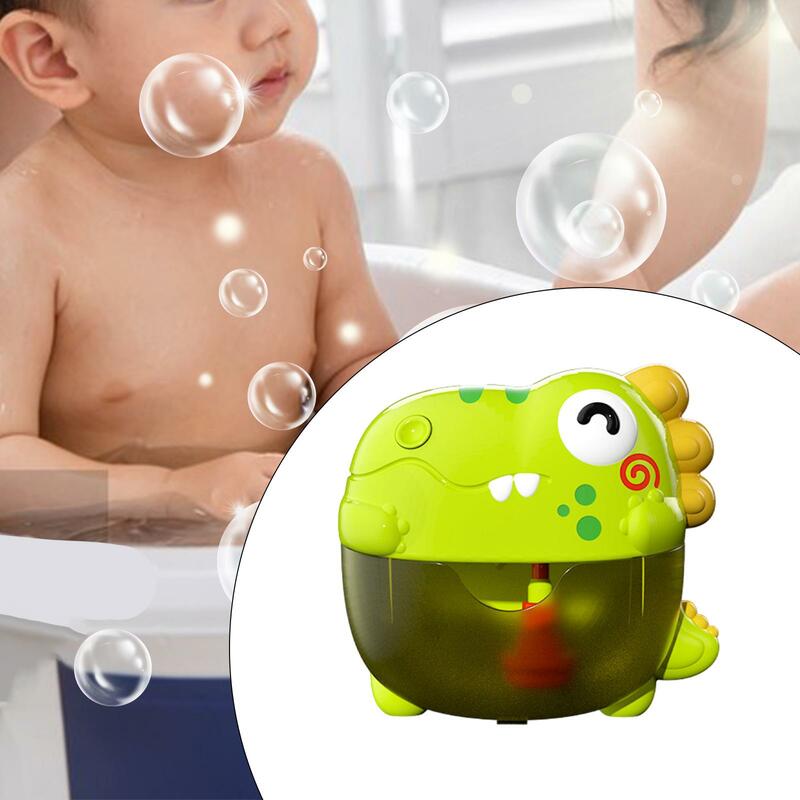 Dinosaur Bathtub Bubble Maker, Brinquedo do banho para meninos, Bebê