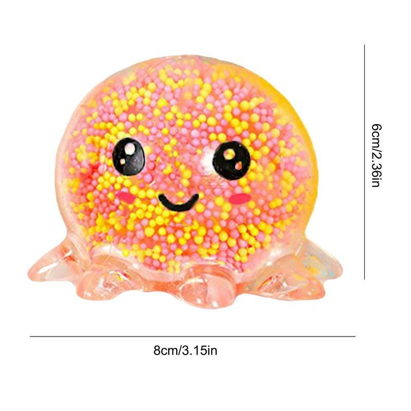 Świecąca ośmiornica Squeeze zabawka miękka kałamarnica sensoryczna Bubble Vent Ball zabawna antystresowa zabawka sensoryczna prezenty dla dzieci dorosłych