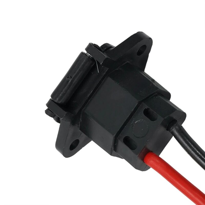 Practical Brand New Motorcycle Socket Charger Electrical For 48V 36V Motorcycle Parts With Cable E Bike ABS + Copper