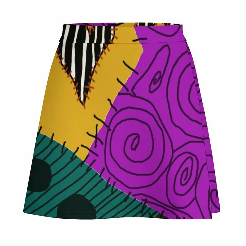 Sally's-Mini jupe à patch pour femmes, robe d'été grunge féerique, jupes pour femmes, jupe-pantalon, nouveau, 2023