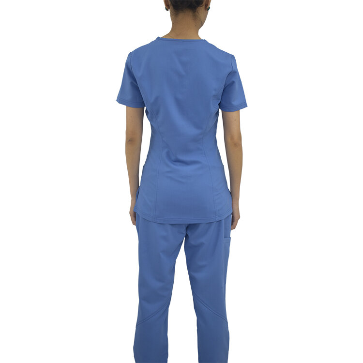 سيالكوت-الزي الطبي الدعك للإناث والرجال ، ملابس العمل في المستشفيات ، قصيرة وطويلة الأكمام ، تصاميم واقية