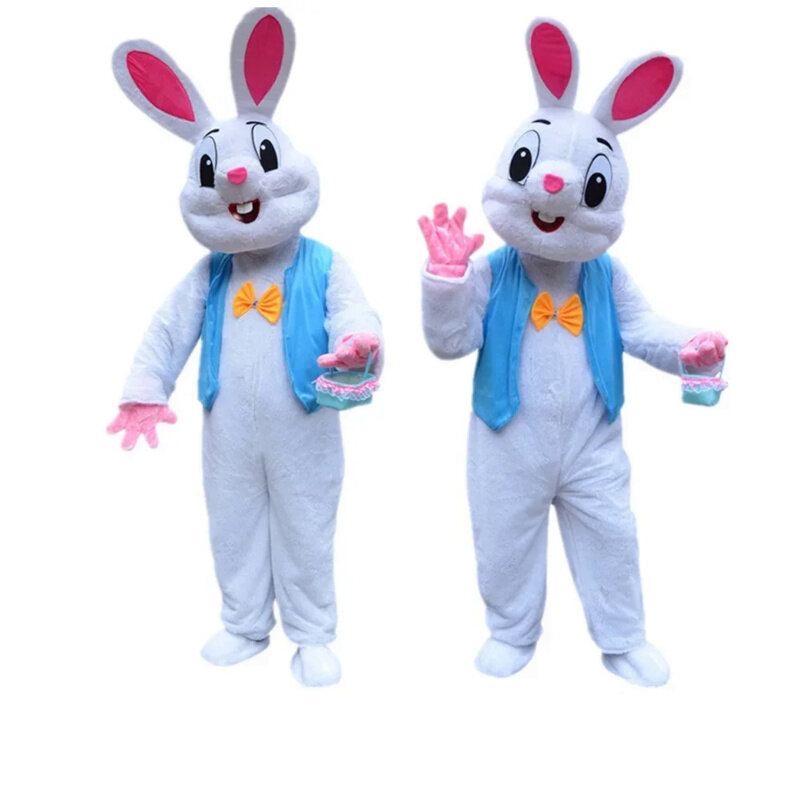 Costume da coniglio coniglietto mascotte, Cosplay di animazione, vestito di abbigliamento, uomini adulti, decorazioni per feste di compleanno da donna