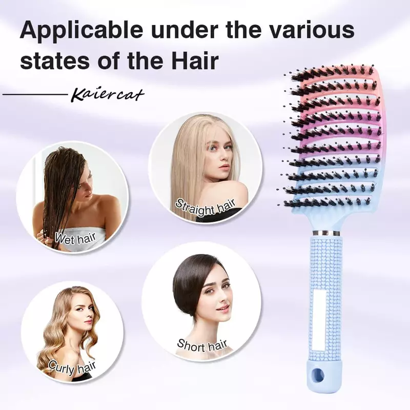 Magic Demelant Brush Bristle Nylon Hair popbrush Untangle Brush Scalp Massage Comb Hairbrush pop Brush Hairdressing Styling Tool