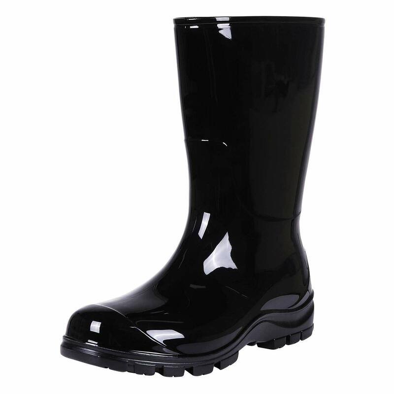 Comwarm Dames Regenlaarzen Mode Bedrukt Regenschoenen Outdoor Werk Anti-Slip Waterdichte Laarzen Dames Comfort Rubber Tuinschoenen