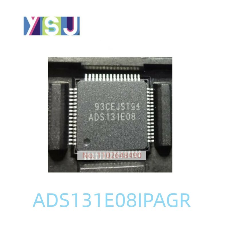 ADS131E08IPAGR IC a estrenar, microcontrolador EncapsulationQFP-64