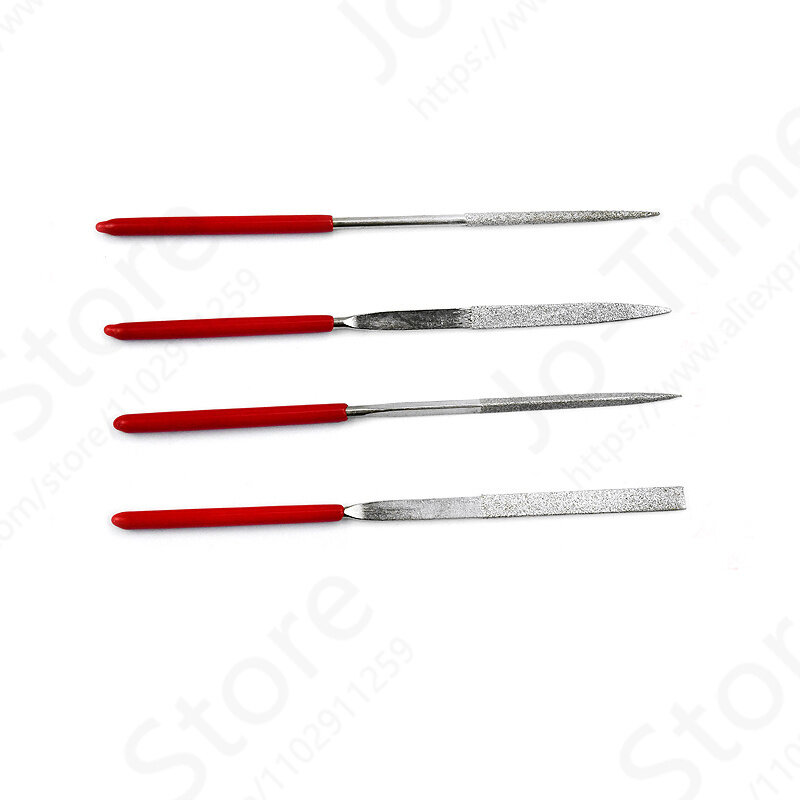 Watch Repair Tool Diamond File Wear Watch Accessories  4pcs Files Of Different Shapes