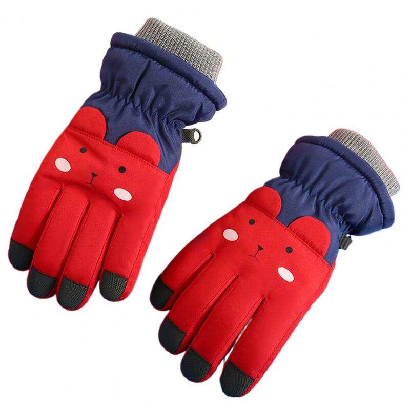 Gloves 1 Pair Excellent Waterproof Touch Screen  Adjustable Wrist Band Winter Gloves for Outdoor
