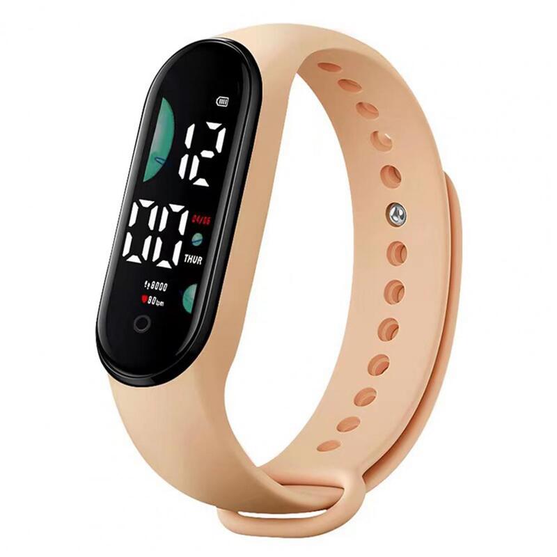 M9 Electronic Watch LED Touch Control Waterproof Multifunctional Week Time Display Men Women Unisex Sports Bracelet for Kids