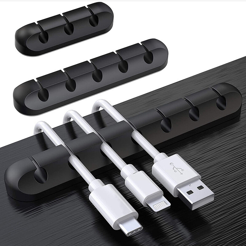 Cable Clips, Cord Organizer Cable Management, Cable Organizers USB Cable Holder Wire Organizer Cord Clips, Cord Holder for Desk