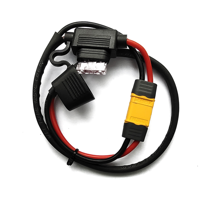 Akumulator do rowerów elektrycznych kabel zasilający litowo-sterownik baterii bezpiecznik wodoodporny przewód wyładowczy 14AWG XT60